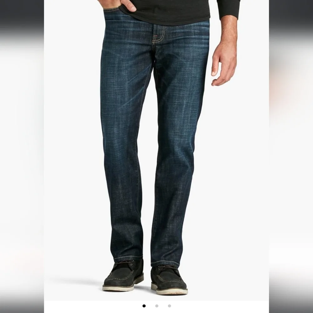 Lucky Brand Men's 329 Classic Straight Leg Dark Wash Denim Jeans Size 36W x 32L